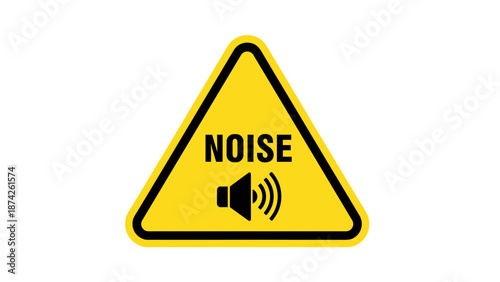 Safety sign noise area