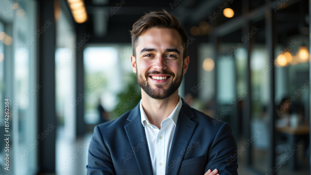 Fototapeta premium Professional Businessman Smiling