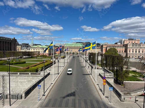 Canvas Print landscape in Stockholm, Sweden, Northern Europe