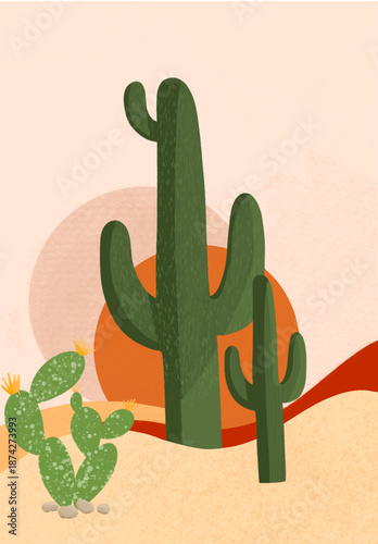 cactus vector illustration 