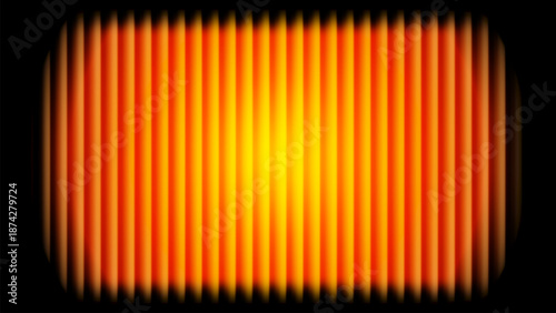 An abstract orange background vector illustration features a colorful pattern of sharp colored pencils and crayons with a bright wooden texture for an artistic school education design