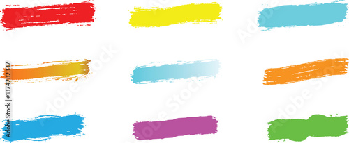  brush strokes,  colorful watercolor brush stroke   ink brush strokes, black hand drawn stripes, rough grunge paint texture,