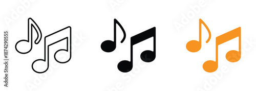 Vibrant music note. Music Notes Harmony Creating Rhythm and Melody A Musical Composition with a Sense of Harmony and Flow Representing the Universal Languag. 