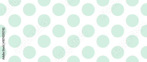 Vector flat background. Minimalist green trendy abstract polka dot pattern on a light background. Perfect for screensaver, poster, card, invitation or home decor.