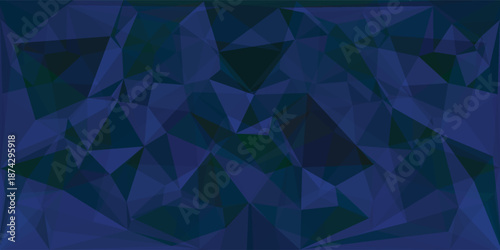 Dark BLUE vector abstract polygonal pattern. Creative geometric illustration in Origami style with gradient. Brand-new design for your business.