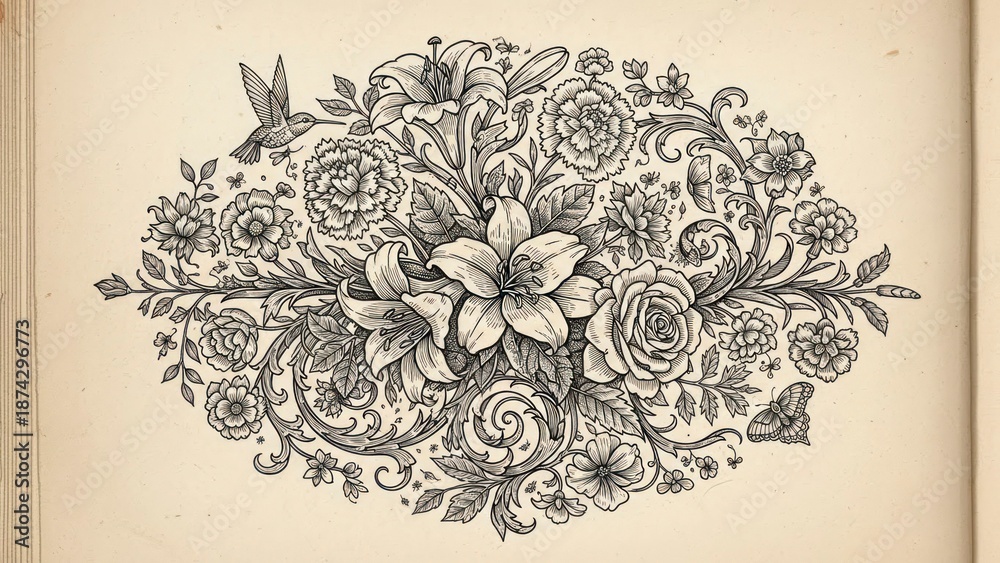 Fototapeta premium Floral design