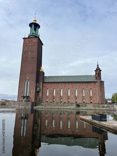 Photography Stockholm City Hall in Stockholm, Sweden, Northern Europe