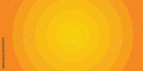 Concentric Circles of Warmth: A Gradient of Yellow and Orange Radiating Outward