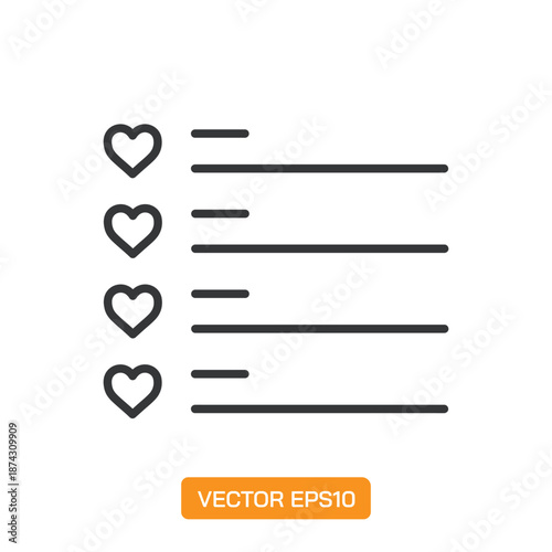 Task Icons. Thin Line Symbol Elements Collection.