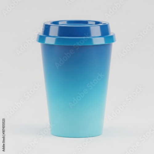 Wallpaper Mural Blue gradient travel mug Torontodigital.ca