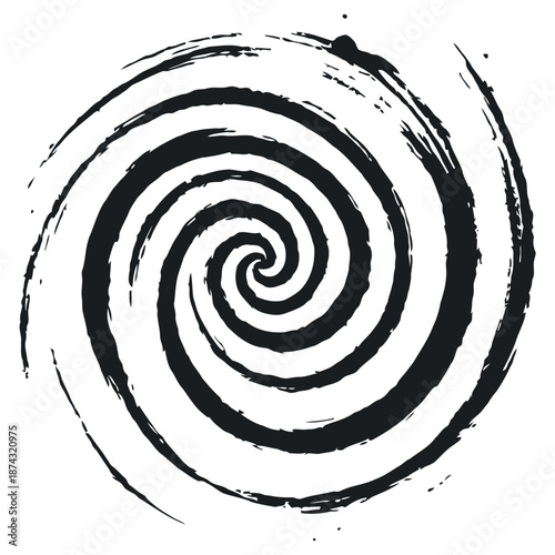 Elegant spiral watercolor grunge texture vector for luxury product packaging upscale branding and sophisticated design applications