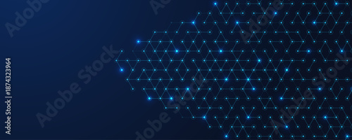 Abstract digital blockchain cube blocks concept. 3D big data cubes quantum computer technology idea. Artificial intelligence data core cubes design element