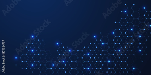 Abstract digital blockchain cube blocks concept. 3D big data cubes quantum computer technology idea. Artificial intelligence data core cubes design element