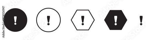 Information. Different styles, color, more information. Vector icons.