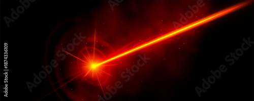 Vector laser beam PNG. Red laser beam on an isolated transparent background. Laser security system, protection. Red laser png.