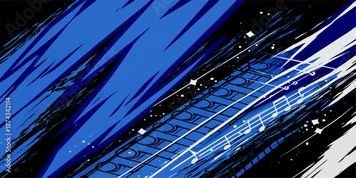 Abstract blue background design featuring futuristic glowing lines and digital wave patterns with flowing energy and data motion on a dark tech network wallpaper