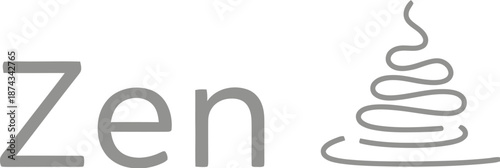 Serene Zen Garden Scene with Stones and Sand from a High Angle View