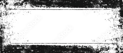 Grunge hand drawn ink frame and border scratch background design. artistic black grunge frame and creative banner poster vector texture.