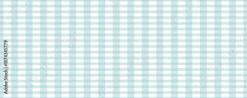 Gingham pattern seamless Plaid repeat vector in blue and white. Design for print, tartan, gift wrap, textiles, checkered background for tablecloth