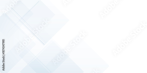 Vector blue abstract modern wide banner background. Geometric background blue white banner colorful colorful abstract