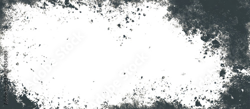 Grunge hand drawn ink frame and border scratch background design. artistic black grunge frame and creative banner poster vector texture.