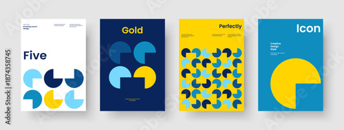 Geometric Book Cover Layout. Isolated Banner Design. Modern Poster Template. Flyer. Report. Business Presentation. Brochure. Background. Notebook. Catalog. Journal. Advertising. Brand Identity