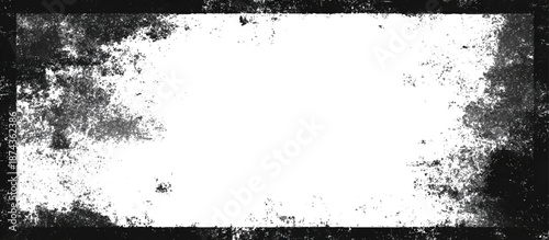 Grunge hand drawn ink frame and border scratch background design. artistic black grunge frame and creative banner poster vector texture.