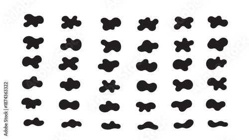 Organic Blob Shape Abstract Vector