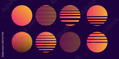 Vintage styled summer logo or icon design isolated on white background.