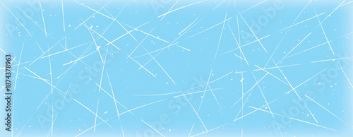 scratched ice surface texture blue icy background 