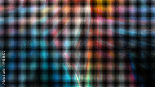 Vibrant digital mosaic pattern, perfect for modern backgrounds, technology themes, or artistic projects.