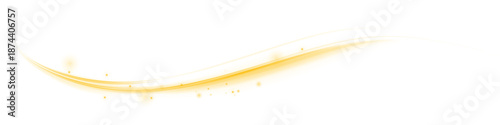 Vector PNG white abstract background with yellow gold glow, blurred light lines, waves. Bright sparkling speed line for futuristic design and banner. Energy flow tunnel.
