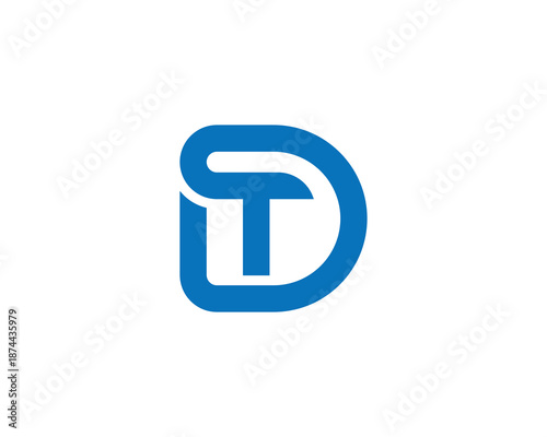 DT TD logo design