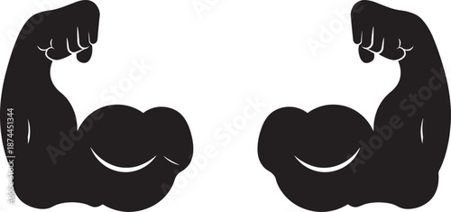 Two cartoon bears holding paws in a friendly gesture isolated on transparent background