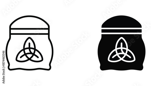 Fertilizer Icon Set, Vector Flat Icons Featuring Agriculture, Gardening, Crop Fertilization, Plant Growth, Eco-Friendly Farming, Farm Supplies