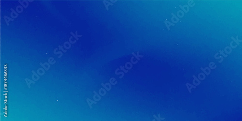 Vivid gradient transition of deep blue to aqua, creating a dynamic abstract background evoking calming
