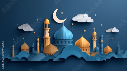 Eid Mubarak Design Background. abstract Vector Illustration for greetings card, poster and banner.