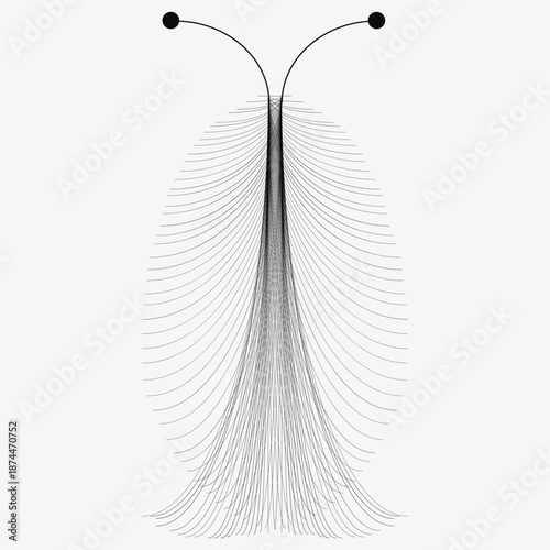 3d rendered transparent and blue glass ball illustration with decorative patterns