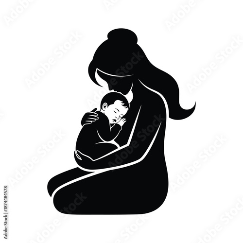 Tender Moment Between Mother And Child