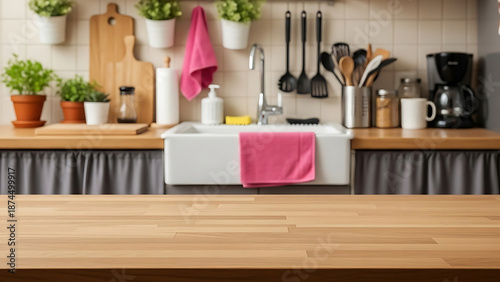 Wallpaper Mural Well-organized kitchen with wooden floors and modern appliances Torontodigital.ca