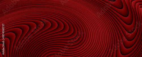 Modern graphic design showing layered arcs transitioning smoothly from vivid orange to shadow, suggesting a warm, cyclical, and dynamic flow.