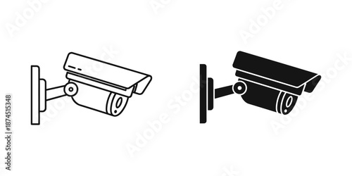Security Camera Vector Illustration