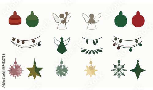 Isometric family crossover CUV car illustration red and blue isolated on solid white background vector