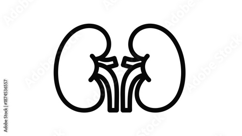 Stylized illustration of two rams heads facing each other in a circular design