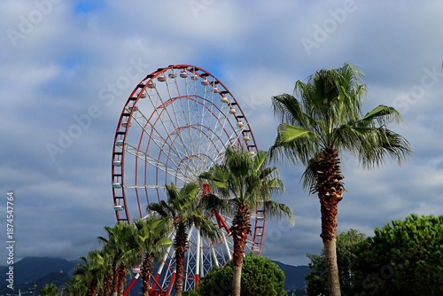 Ferris wheel in Batumi, Georgia, at Miracle Park