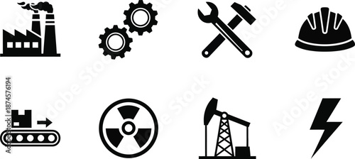 A simple black and white illustration of a robotic arm with a gripper