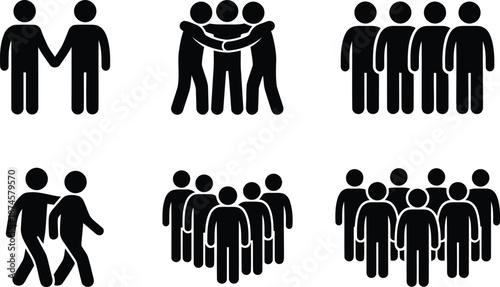 Different ways people interact and connect with each other