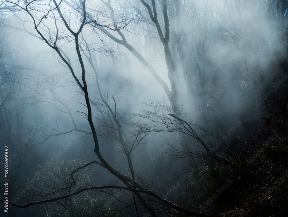 Obraz premium Mystical Forest Scene