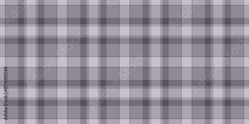 Nice textile seamless tartan, 60s check fabric plaid. Fall vector pattern texture background in pastel and grey colors.