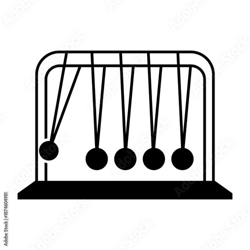Newton's cradle icon